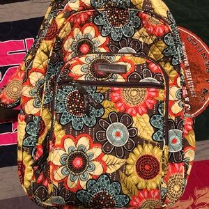 Vera Bradley Flower Shower Backpack NWOT